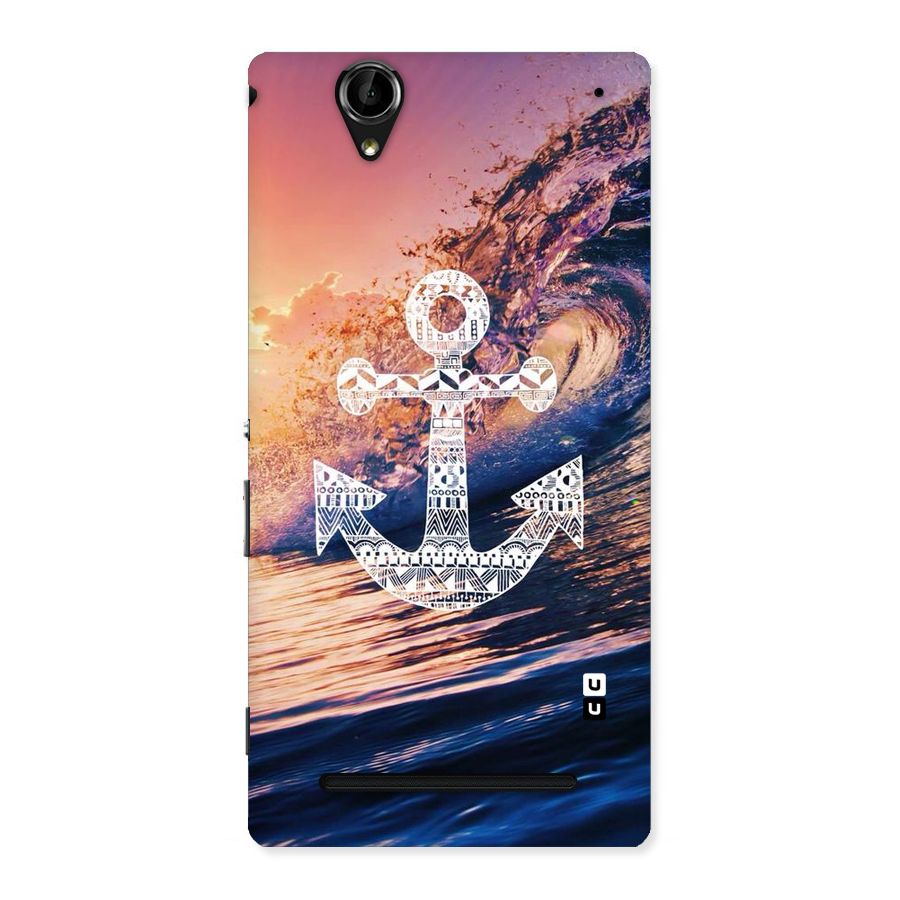 Ocean Anchor Wave Back Case for Sony Xperia T2