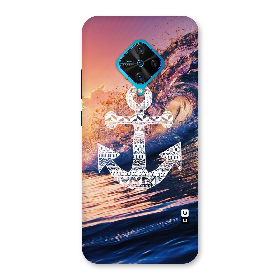 Ocean Anchor Wave Back Case for Vivo S1 Pro