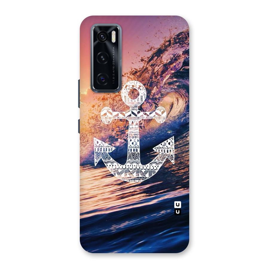 Ocean Anchor Wave Back Case for Vivo V20 SE
