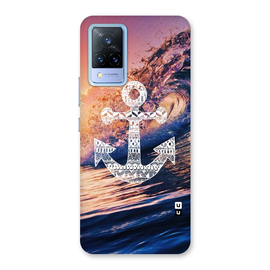 Ocean Anchor Wave Back Case for Vivo V21 5G
