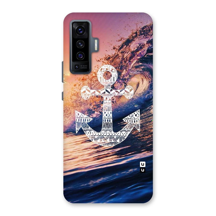 Ocean Anchor Wave Back Case for Vivo X50