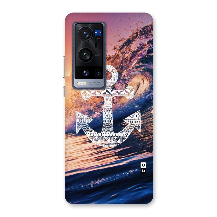Ocean Anchor Wave Back Case for Vivo X60 Pro Plus