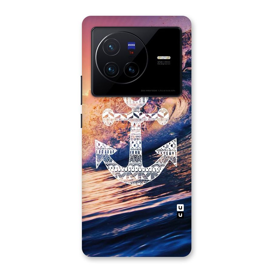 Ocean Anchor Wave Back Case for Vivo X80