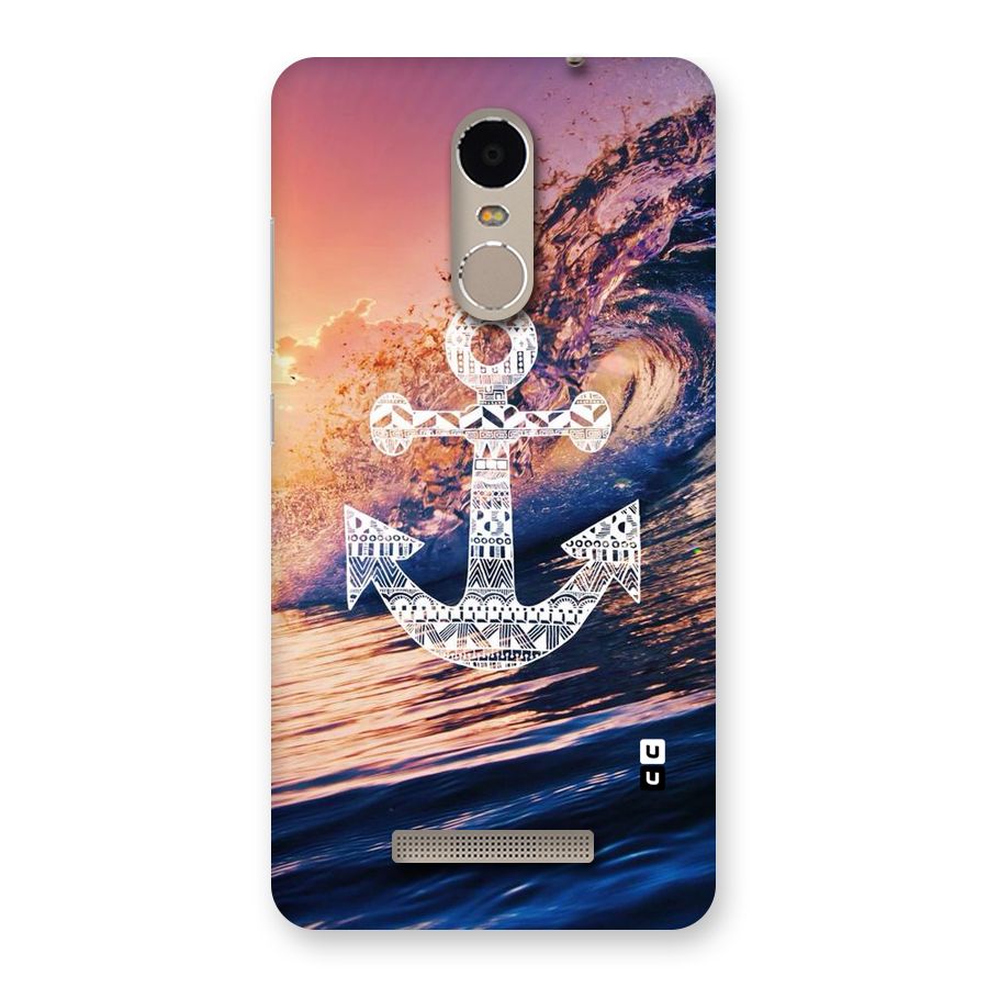 Ocean Anchor Wave Back Case for Xiaomi Redmi Note 3