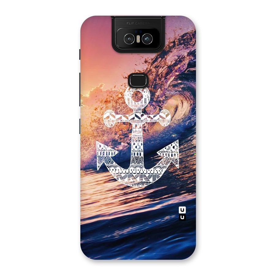 Ocean Anchor Wave Back Case for Zenfone 6z