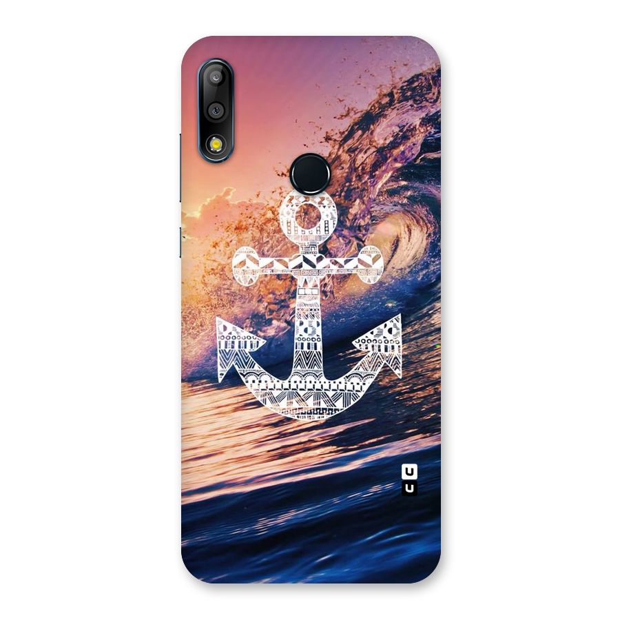 Ocean Anchor Wave Back Case for Zenfone Max Pro M2