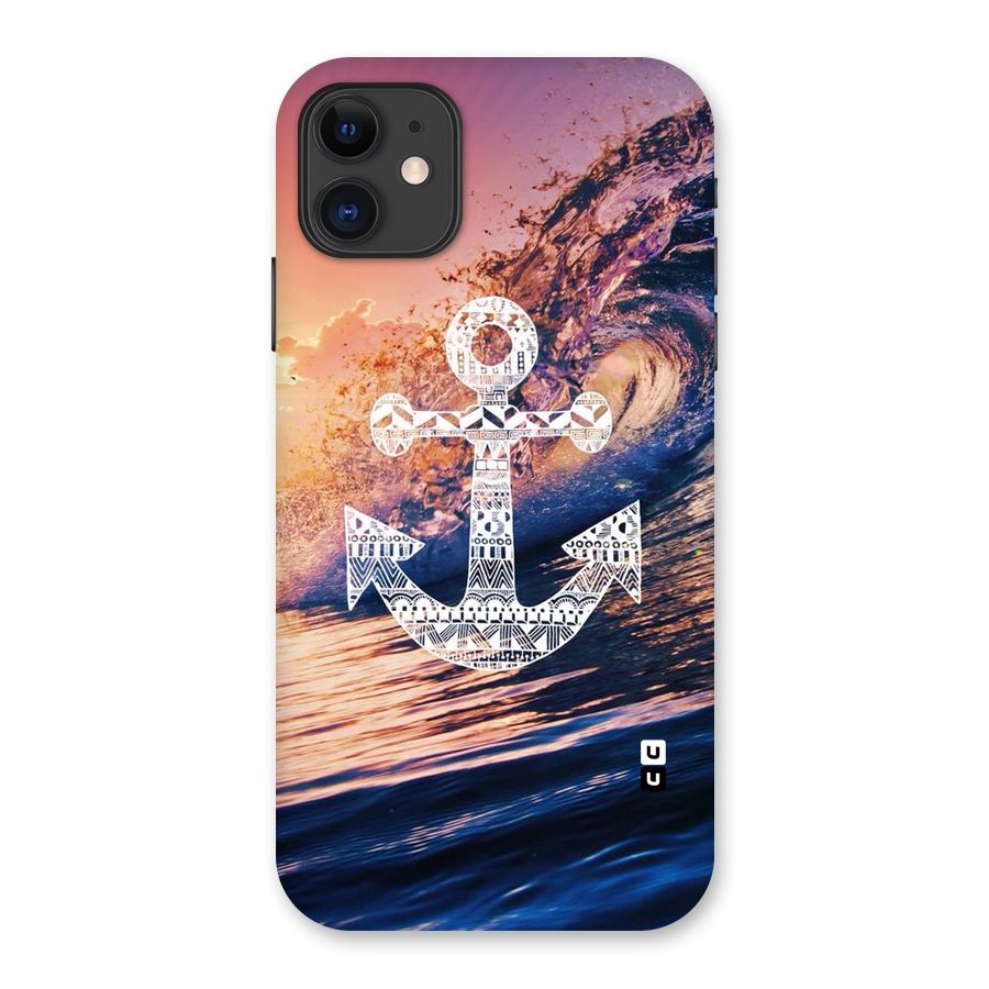 Ocean Anchor Wave Back Case for iPhone 11