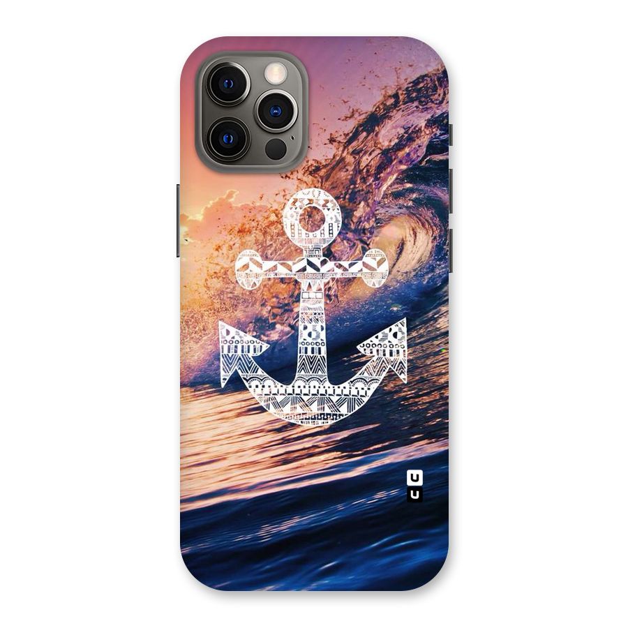 Ocean Anchor Wave Back Case for iPhone 12 Pro