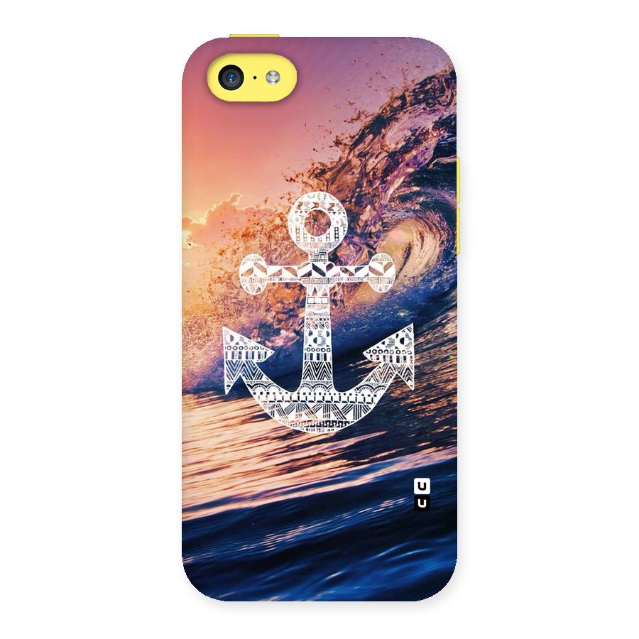 Ocean Anchor Wave Back Case for iPhone 5C