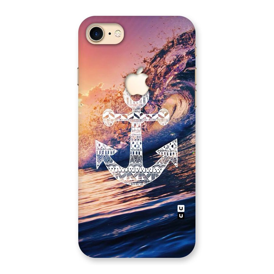 Ocean Anchor Wave Back Case for iPhone 7 Apple Cut