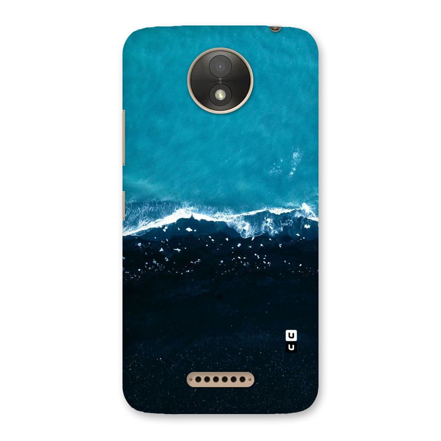 Ocean Blues Back Case for Moto C Plus