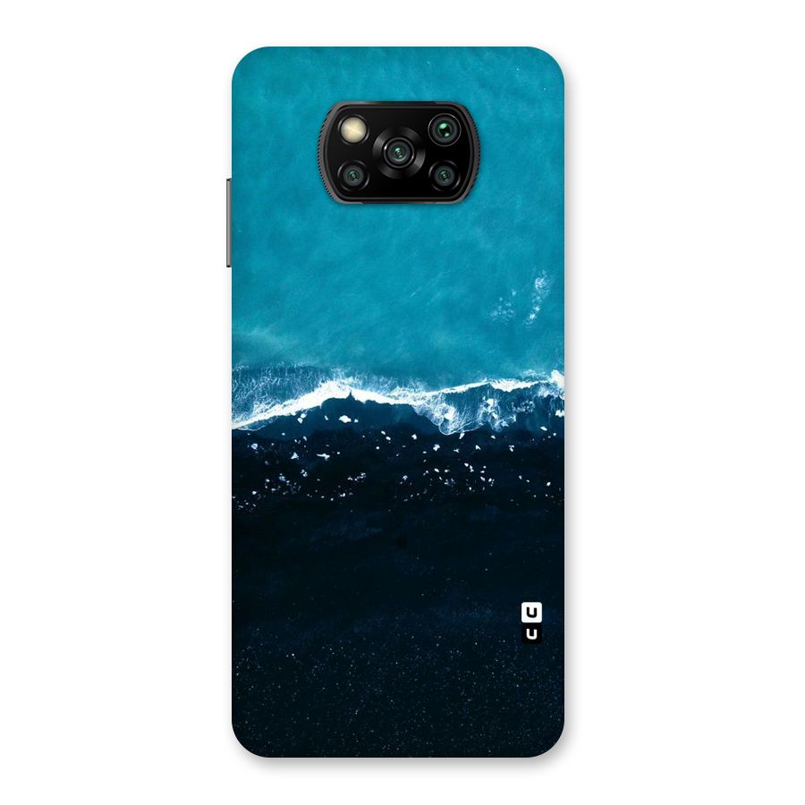 Ocean Blues Back Case for Poco X3