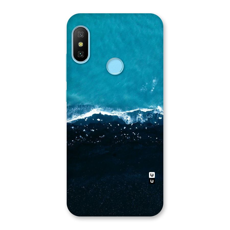 Ocean Blues Back Case for Redmi 6 Pro