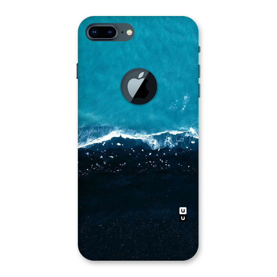 Ocean Blues Back Case for iPhone 7 Plus Logo Cut