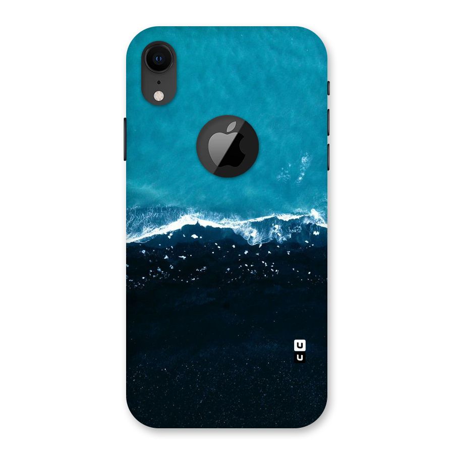 Ocean Blues Back Case for iPhone XR Logo Cut