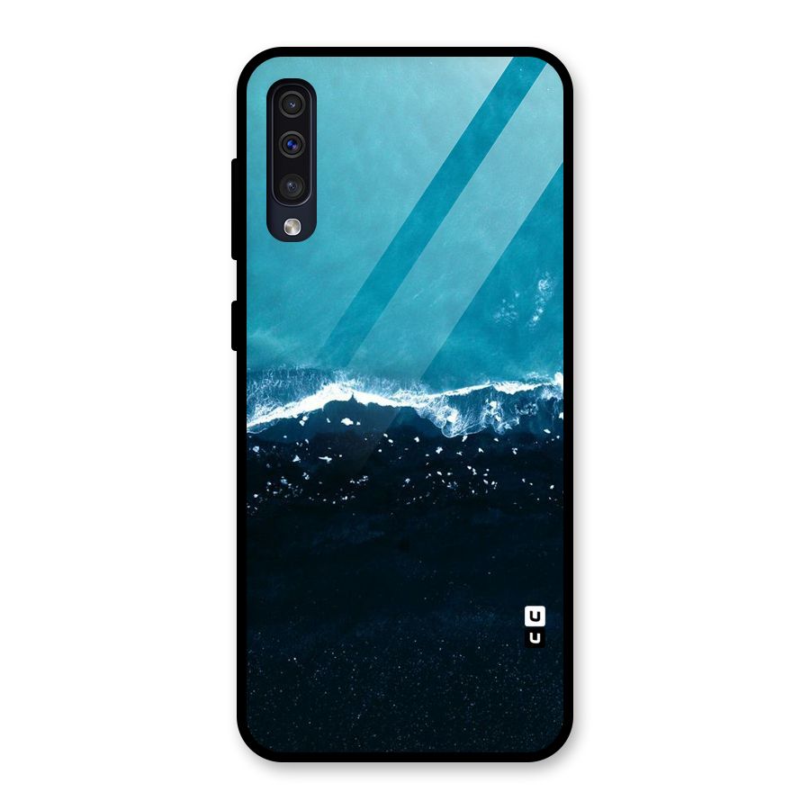 Ocean Blues Glass Back Case for Galaxy A50
