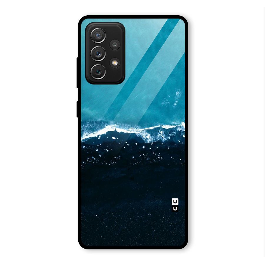Ocean Blues Glass Back Case for Galaxy A72