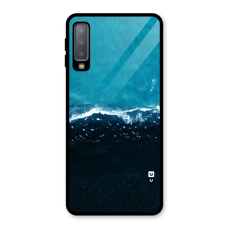 Ocean Blues Glass Back Case for Galaxy A7 (2018)