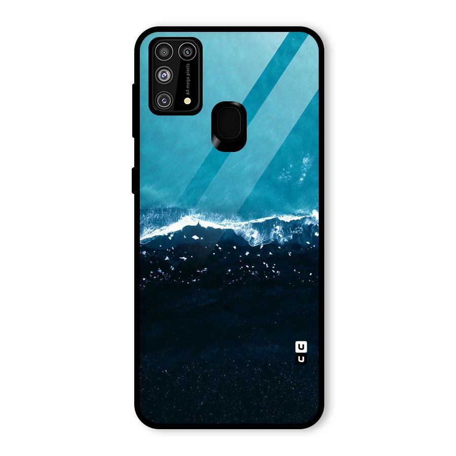 Ocean Blues Glass Back Case for Galaxy F41