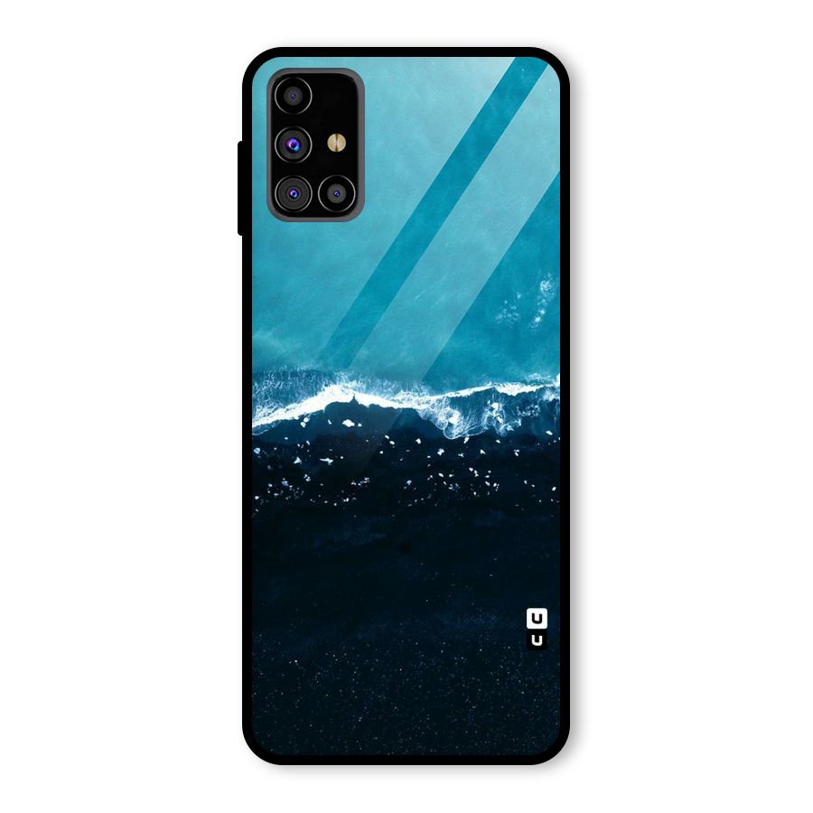 Ocean Blues Glass Back Case for Galaxy M31s