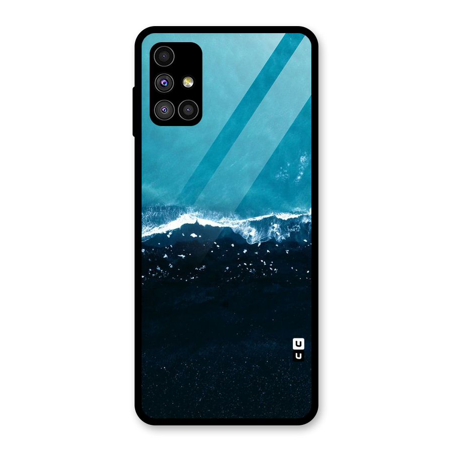 Ocean Blues Glass Back Case for Galaxy M51