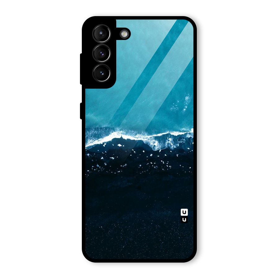 Ocean Blues Glass Back Case for Galaxy S21 Plus