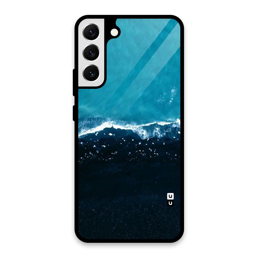 Ocean Blues Glass Back Case for Galaxy S22 Plus 5G