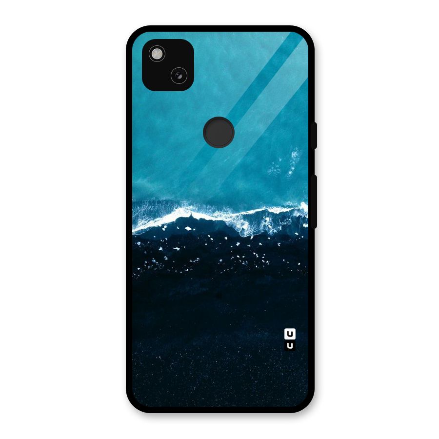 Ocean Blues Glass Back Case for Google Pixel 4a