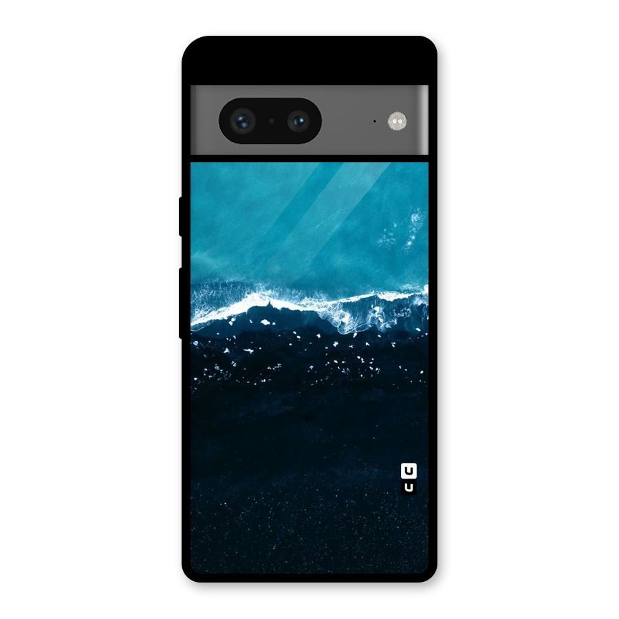 Ocean Blues Glass Back Case for Google Pixel 7