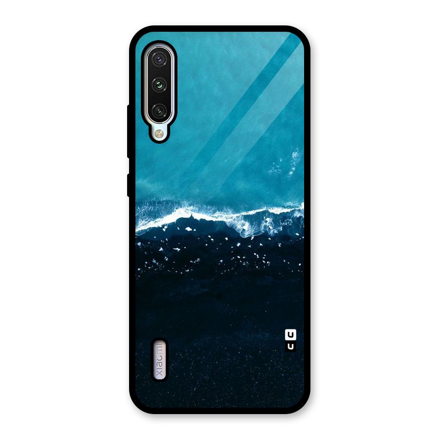 Ocean Blues Glass Back Case for Mi A3