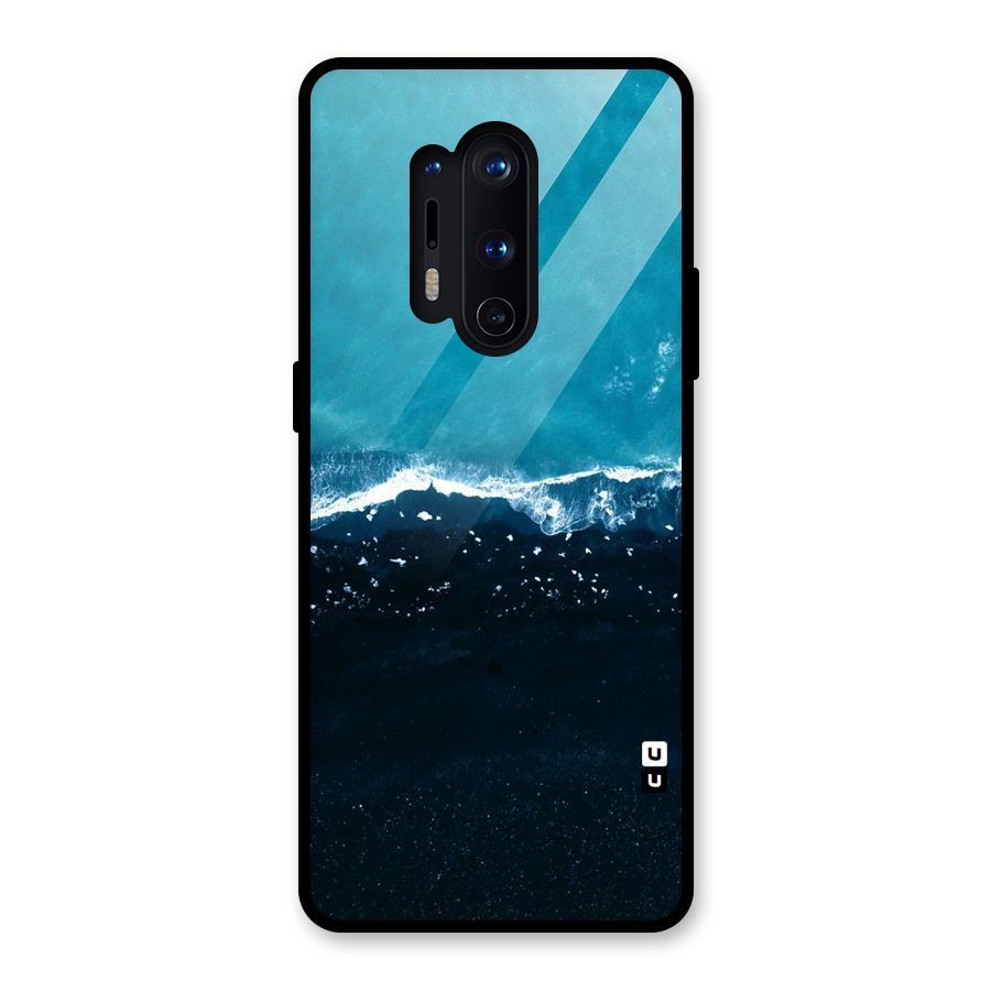 Ocean Blues Glass Back Case for OnePlus 8 Pro