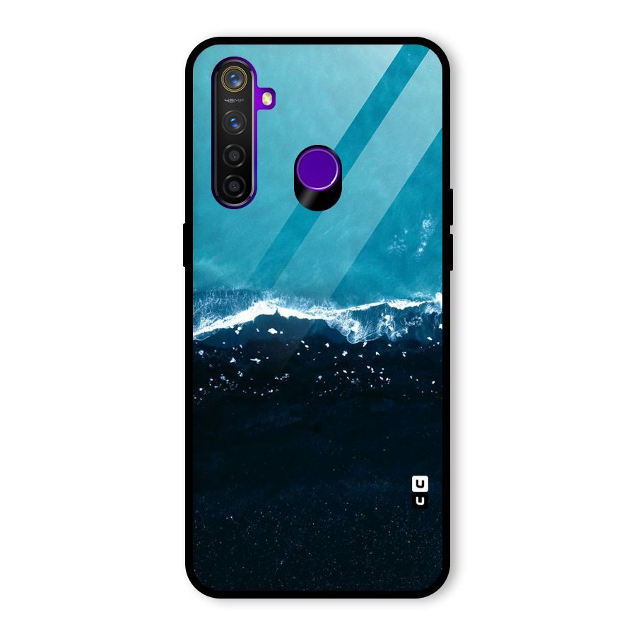 Ocean Blues Glass Back Case for Realme 5 Pro
