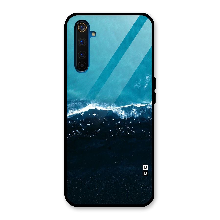 Ocean Blues Glass Back Case for Realme 6 Pro