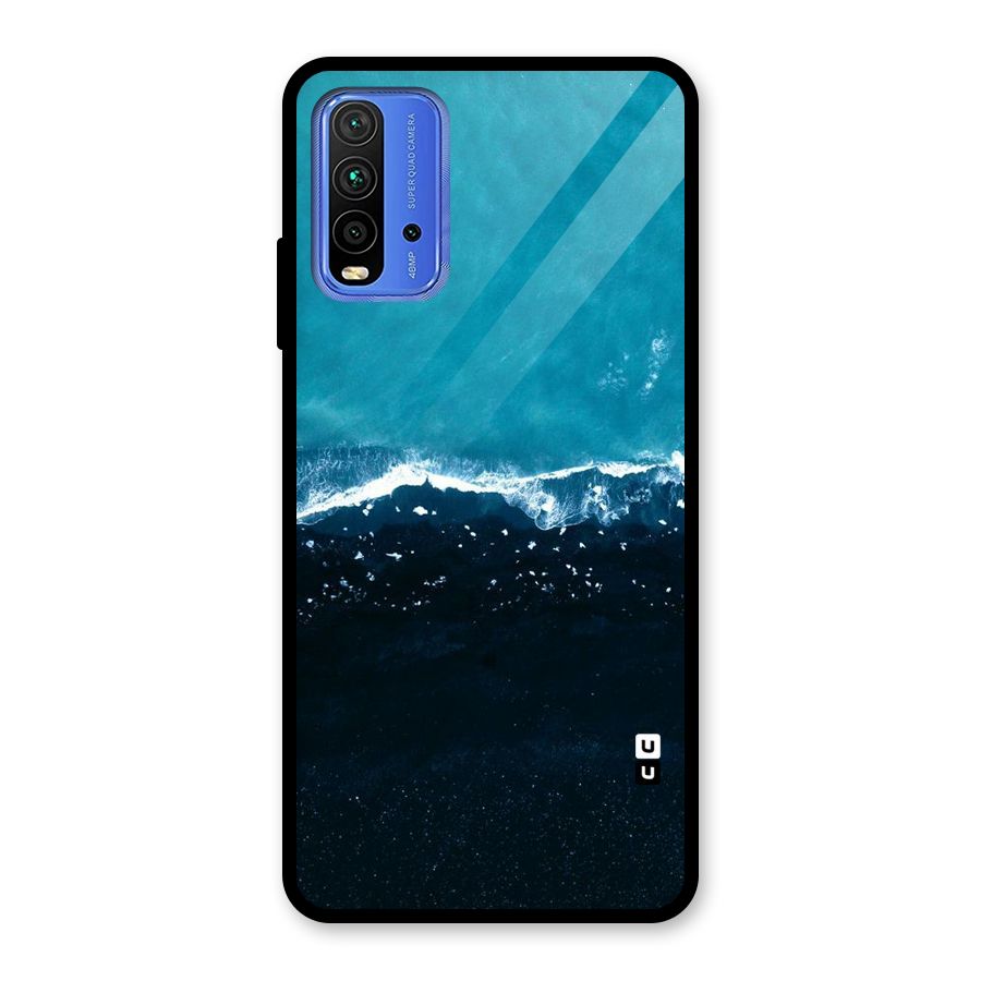 Ocean Blues Glass Back Case for Redmi 9 Power