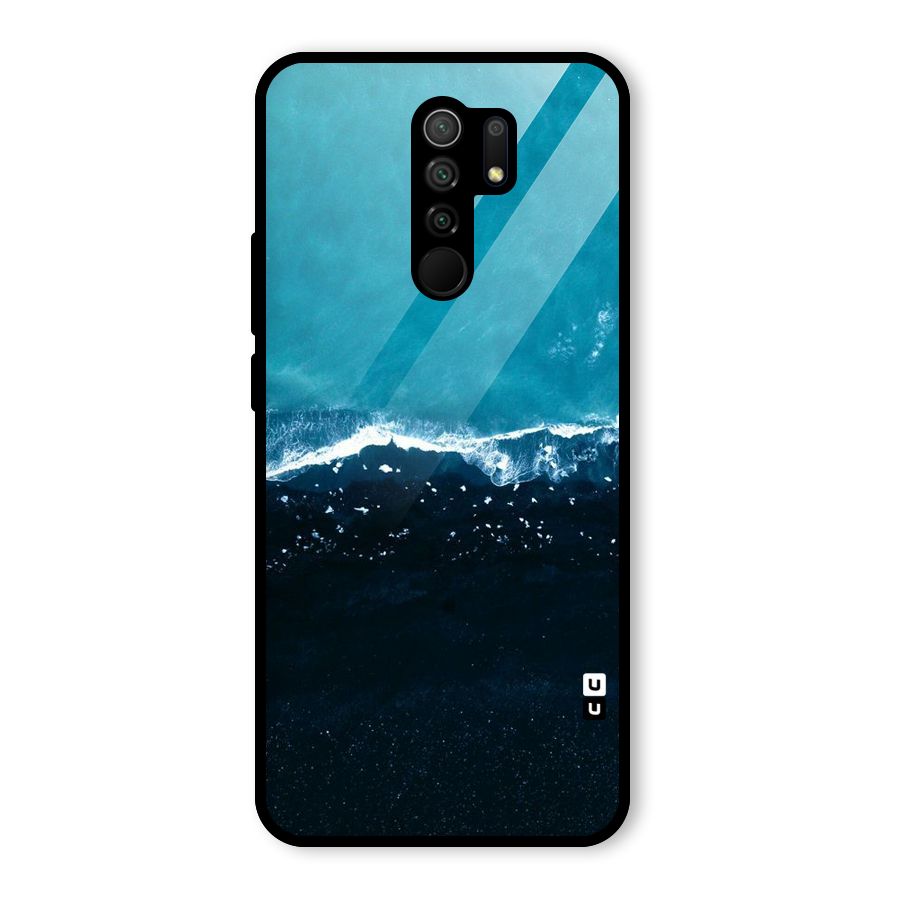 Ocean Blues Glass Back Case for Redmi 9 Prime
