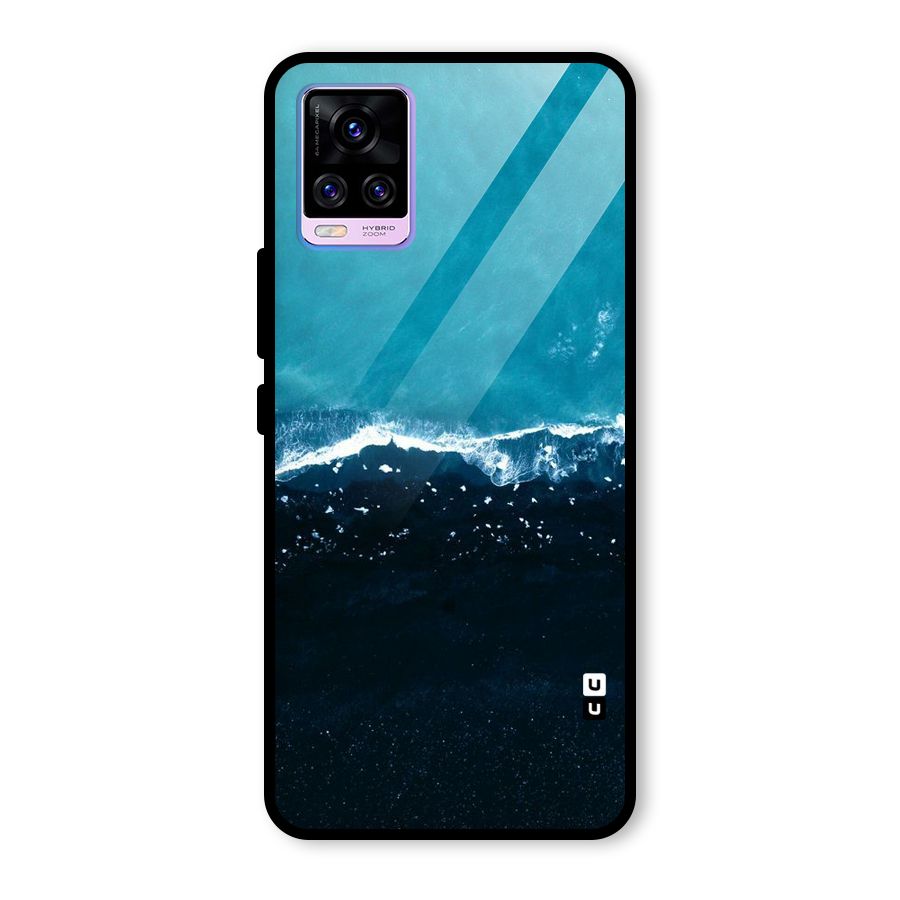 Ocean Blues Glass Back Case for Vivo V20 Pro
