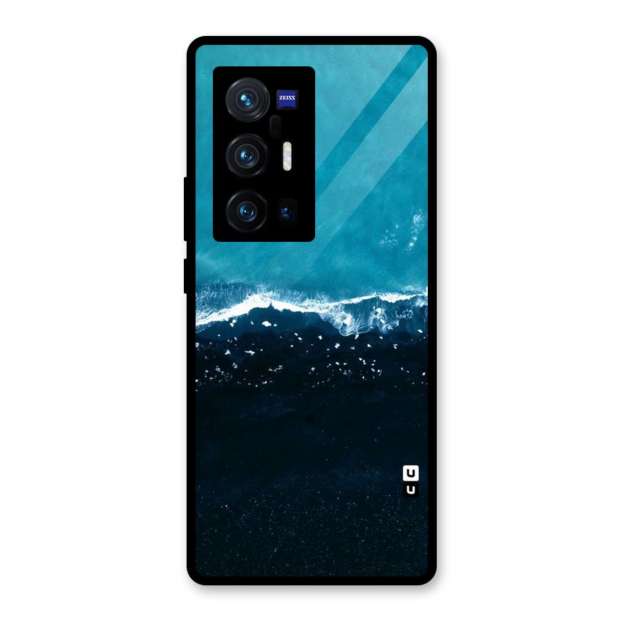Ocean Blues Glass Back Case for Vivo X70 Pro Plus
