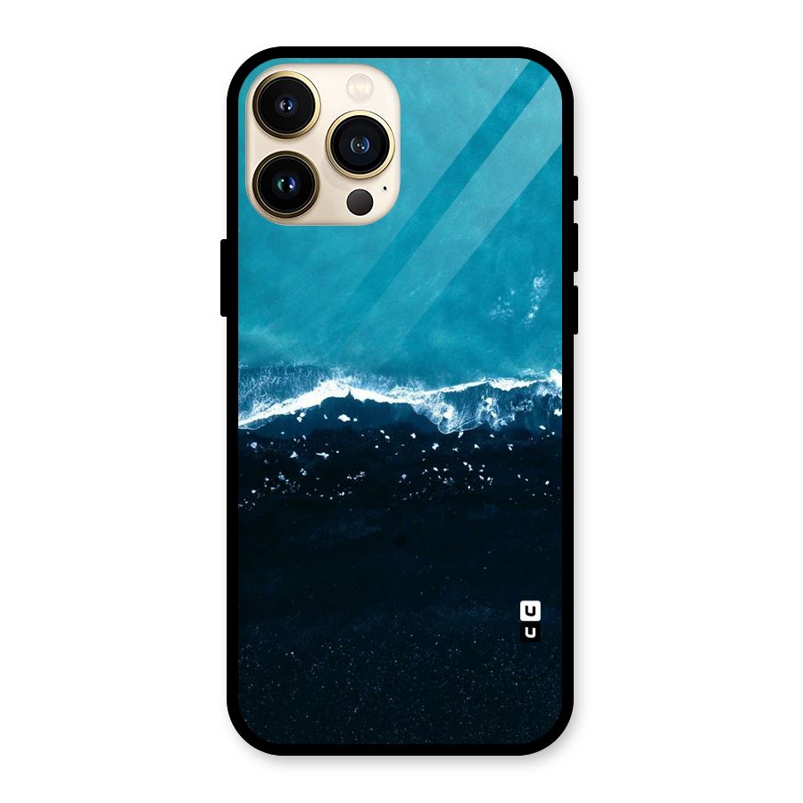 Ocean Blues Glass Back Case for iPhone 13 Pro Max
