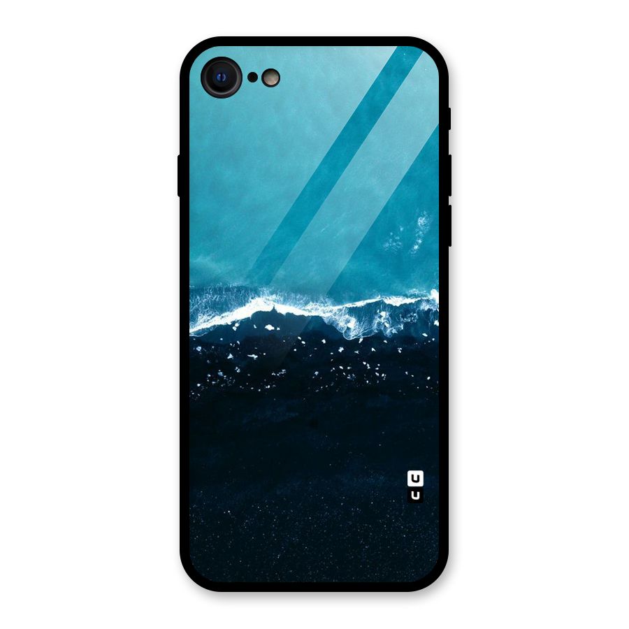 Ocean Blues Glass Back Case for iPhone SE 2022