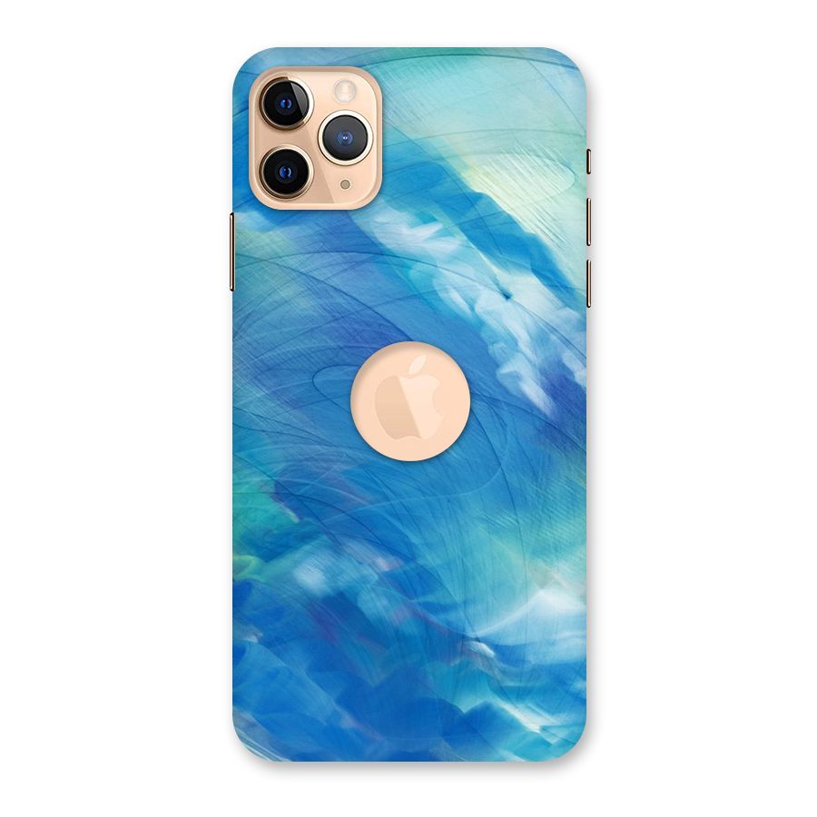 Ocean Mist Back Case for iPhone 11 Pro Max Logo Cut