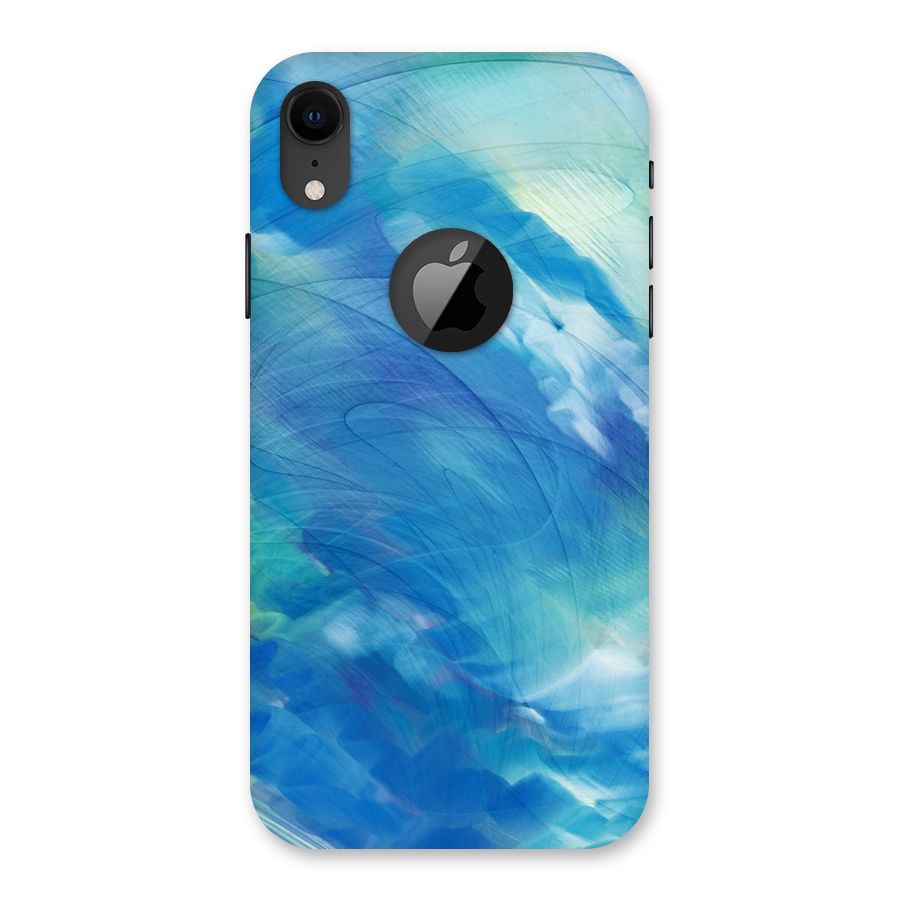 Ocean Mist Back Case for iPhone XR Logo Cut