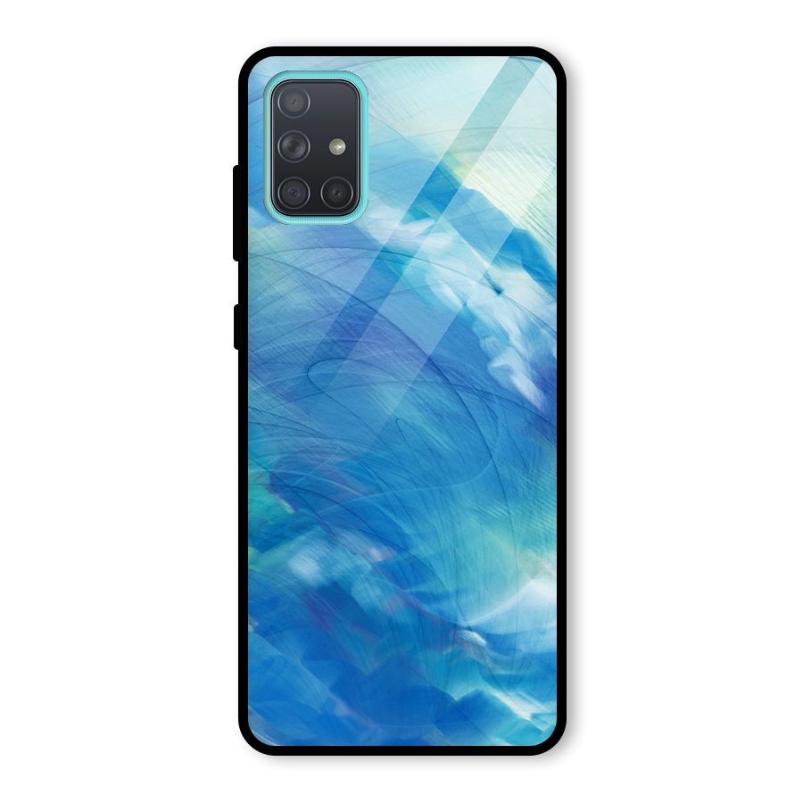 Ocean Mist Glass Back Case for Galaxy A71