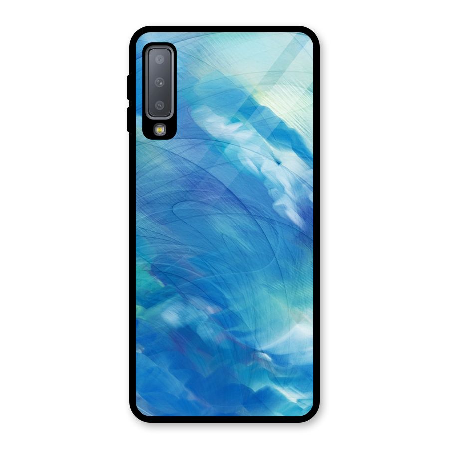 Ocean Mist Glass Back Case for Galaxy A7 (2018)