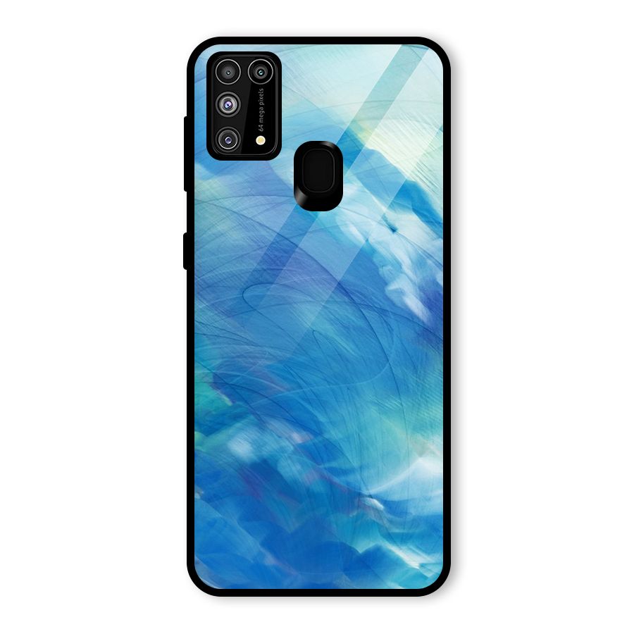 Ocean Mist Glass Back Case for Galaxy M31
