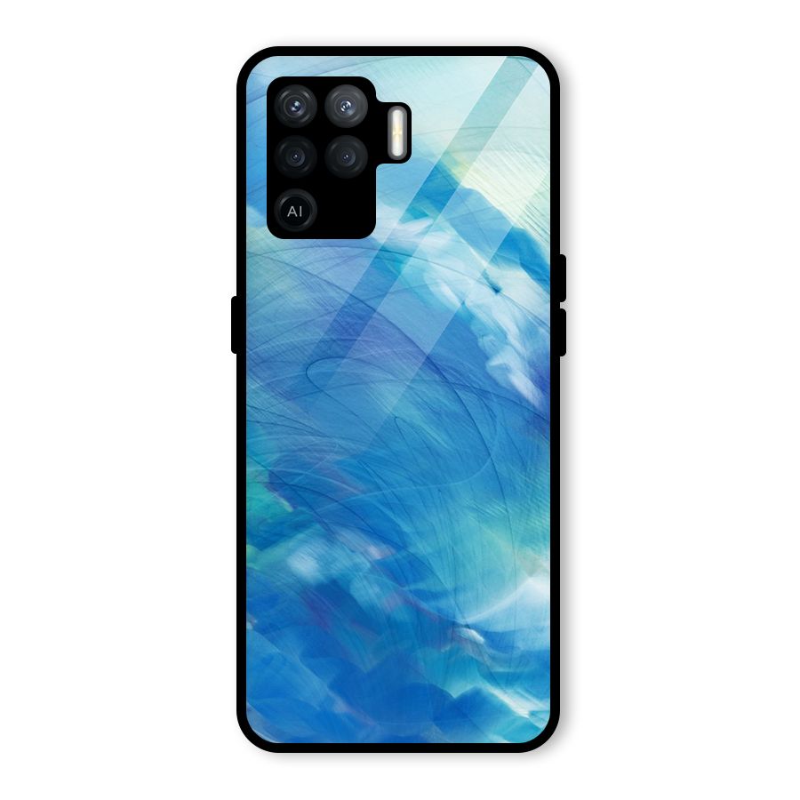 Ocean Mist Glass Back Case for Oppo F19 Pro