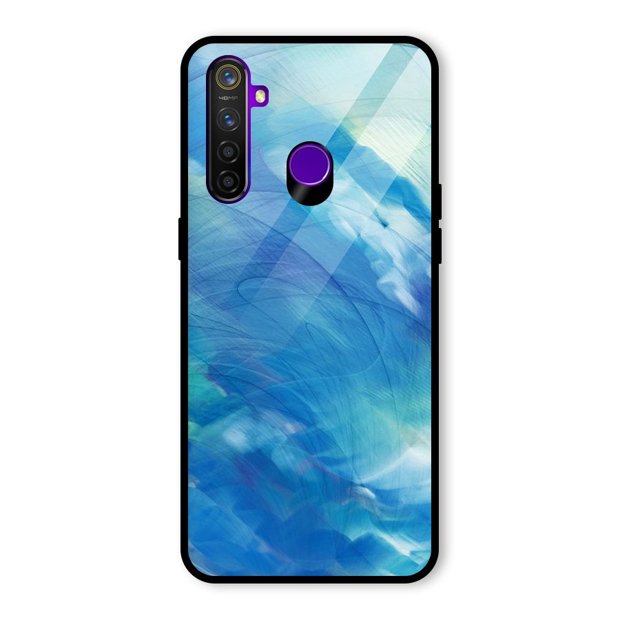 Ocean Mist Glass Back Case for Realme 5 Pro