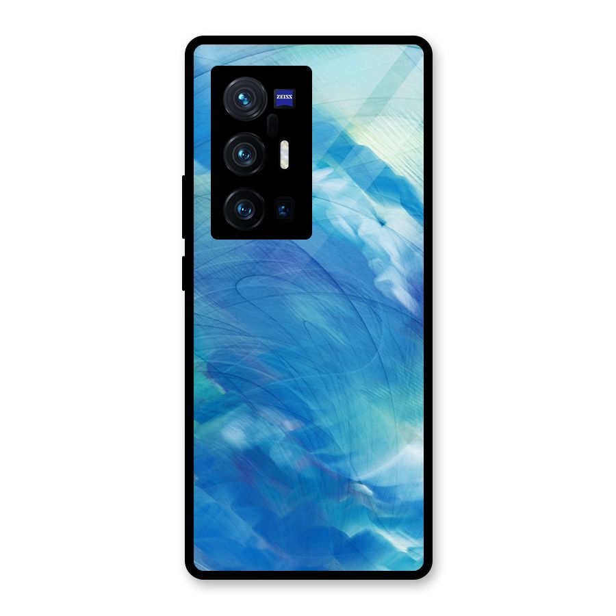 Ocean Mist Glass Back Case for Vivo X70 Pro Plus
