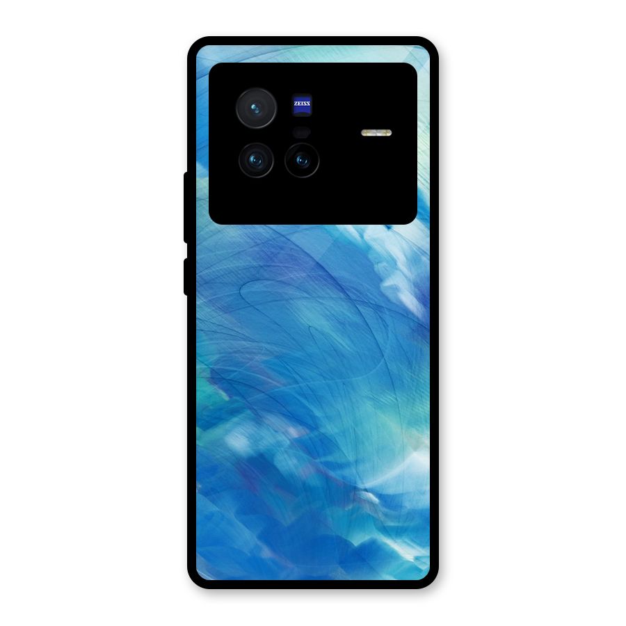 Ocean Mist Glass Back Case for Vivo X80