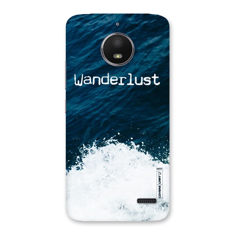 Ocean Wanderlust Back Case for Moto E4