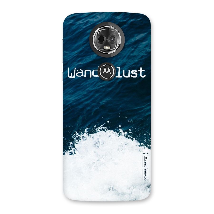 Ocean Wanderlust Back Case for Moto E5 Plus